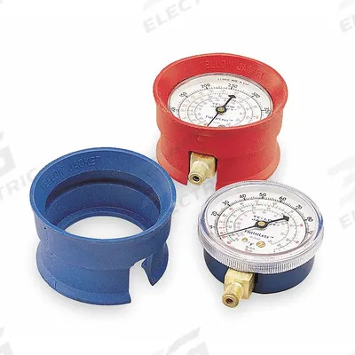 YELLOW JACKET Manifold Gauge Boot Set: 2 1/2 in Dia - Manifold Gauge Boot Sets