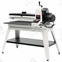 JET Drum Sander: 115V, Single-Phase, 1.8 hp, 25 1/4 in Drum Wd, 4 in Max Board Thick, Floor Standing (MPN JWDS-2550). Key specifications — attr662758: JET; attr662788: Open End Drum Sander.