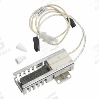 Hot Surface Igniter: OEM, Silicon Carbide, 16 3/4 in Lead Lg, 120V AC, Hardwired, Flat Tip (MPN 41-209). Key specifications — Electrical Connection Type: Hardwired; Manufacturer Part Number: 41-209; Brand: ROBERTSHAW; Input Voltage: 120V AC; Replacement for OEM Brands: Other OEM Brands.