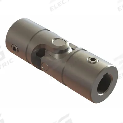 BELDEN Universal Joint: Alloy Steel, 1125, Round Keyed, 14 mm Bore Dia, 56 mm Overall Lg - Heavy Duty Universal Joints for Keyed Shafts