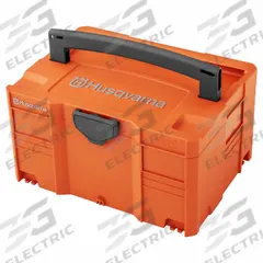 HUSQVARNA Battery Box: 36V, 5 Ah_9.4 Ah Battery Capacity, 4.0 Ah - 6.0 Ah/7.0 Ah - 9.0+ Ah (MPN Medium Battery Box). Key specifications — Features: Front Handle; Voltage: 36V; Accessory Type: Battery Box.