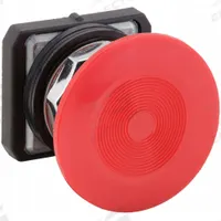 DAYTON Mushroom Head Push Button: Red, 30 mm Mounting Size, Non-Metallic, Momentary (MPN 30G358). Key specifications — Brand: DAYTON; Action: Momentary; Series: Dayton; Push Button Material Type: Non-Metallic.