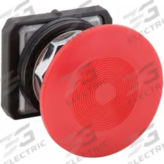 DAYTON Mushroom Head Push Button: Red, 30 mm Mounting Size, Non-Metallic, Momentary (MPN 30G358). Key specifications — Brand: DAYTON; Action: Momentary; Series: Dayton; Push Button Material Type: Non-Metallic.