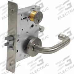 CORBIN RUSSWIN Door Lockset: Classroom Security Lever Locksets, Stainless Steel, ADA Compliant (MPN ML2052 LWA 630). Key specifications — attr1024149: Not Ligature-Resistant; attr1011488: CORBIN RUSSWIN; attr1024446: F32; attr1011524: No Message; attr1011506: LWA Lever; attr1011485: Yes; attr1059461: Satin Stainless Steel : Steel.