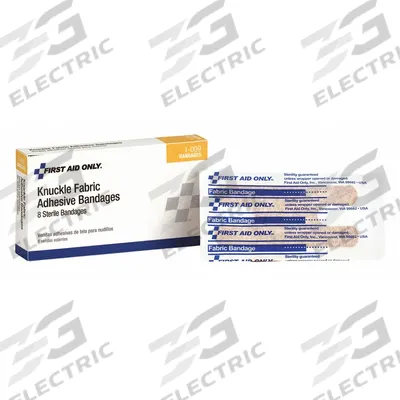 FIRST AID ONLY Adhesive Bandage: Knuckle Bandages, 1 1/2 in Wd, 3 in Lg