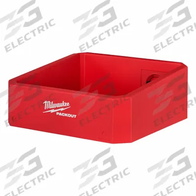 MILWAUKEE PACKOUT Compact Shelf: 9 1/2 in W x 3 1/2 in H x 3 5/8 in L, Polymer - PACKOUT Tool Racks, Shelves & Holders