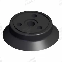 SMC Vacuum Pad: Flat with Ribs, w/o Adapter, 40 mm Pad Dia, NBR, Black, 50, 11.5 mm Pad Ht, ZP (MPN ZP40HN). Key specifications — attr1019101: ZP40HN; attr1019103: SMC; attr1019107: 50.