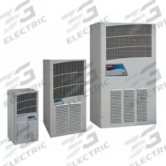 HOFFMAN Enclosure Air Conditioner: 2,000 BtuH, Corrosion-Resistant & Washdown, Cooling Only, 115V (MPN T200216G155). Key specifications — Brand: HOFFMAN; Mounting Type: Wall Mount; Operation Mode: Cooling Only; Operating Voltage: 115V.