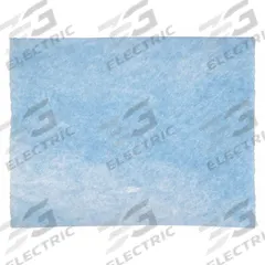 GRAINGER Air Filter Pad: 16 in x 25 in x 1/2 in, Polyester, Blue/White (MPN 5W091). Key specifications — attr1286261: Polyester; attr1286264: Yes; attr1286288: White; attr1286283: GRAINGER.