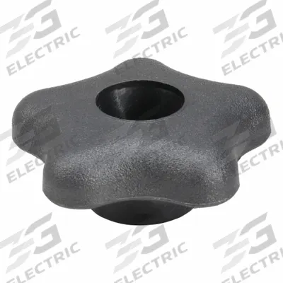 INNOVATIVE COMPONENTS Hand Knob: 5 Point, Plastic, M6 Thread, 1 in Thread Lg - Snap-Lock 5-Arm Knobs