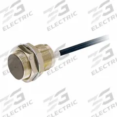 OMRON Inductive Cylindrical Proximity Sensor: Built-in Connector, Unshielded, 3 Wires, M12, NPN, NO (MPN E2E-X18MC1L30-M1). Key specifications — Brand: OMRON; AC Supply Voltage Rating: Not Rated; DC Supply Voltage Rating: 10-30V DC.