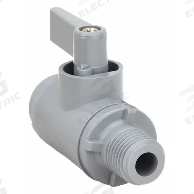 APPROVED VENDOR Manual Two-Way Ball Valve: 1/4 in, PVC, Straight, MNPT x FNPT - PVC Ball Valves