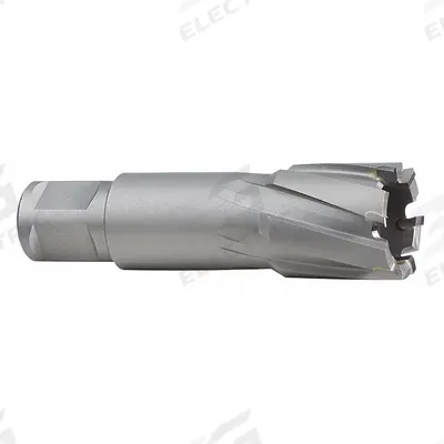 MILWAUKEE Annular Cutter: 1 3/16 in Cutter Dia, 2 in Max Cutting Dp, Bright, Carbide - Carbide-Tipped Annular Cutters for Toughest Materials