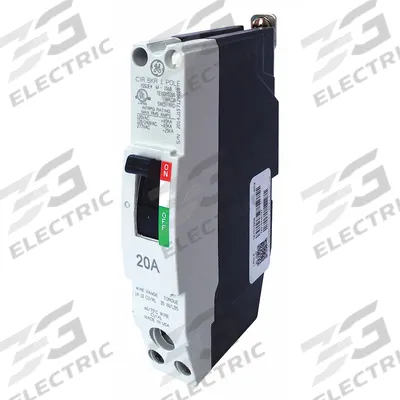 GE Molded Case Circuit Breaker: 20 A Amps, 25kA at 277V AC, Fixed, Lug - TEY-Frame GE Molded Case Circuit Breakers