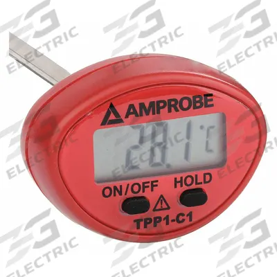 FLUKE Digital Thermometer: -122°F to 482°F /-50°C to 250°C, ±2°C @ -20 to 50°C - NSF-Rated Digital Pocket Thermometers