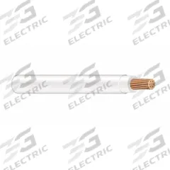 Building Wire: Copper, 3 AWG, 1 Conductors, Stranded, White, 1,000 ft Lg, THHN/THWN-2 (MPN WXP-6G-0301-01-1000). Key specifications — Voltage: 600 V; Brand: APPROVED VENDOR.