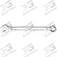 MILWAUKEE Combination Wrench: Chrome Vanadium Steel, Chrome, 22 mm Head Size, 11 1/2 in Overall Lg (MPN 45-96-9522). Key specifications — attr309539: 22 mm; attr309567: Yes; attr324930: MILWAUKEE.