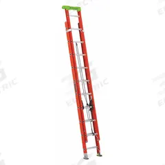 LOUISVILLE LADDER Extension Ladder: 20 ft Ladder Size, Fiberglass, 300 lb Load Capacity, 42 lb Wt (MPN L-3022-20PT). Key specifications — Color: Orange; Brand: LOUISVILLE LADDER; Included Features: Mar-Resistant End Caps; Removable Fly: Fixed.