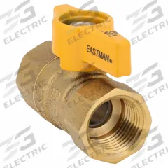 APPROVED VENDOR Manual Two-Way Ball Valve: 1/2 in, Brass, Straight, FIP x FIP, Full Port Ball Port (MPN 60009). Key specifications — Brand: APPROVED VENDOR; Handle: Lever.