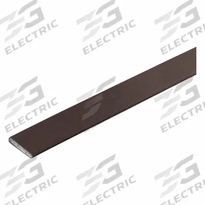 LORIENT Fire Seal: Flat, Self-Adhesive Mounting, Std, Flex PVC/Graphite, 17 in Overall Lg - Fire & Smoke Perimeter Door Seals & Gaskets