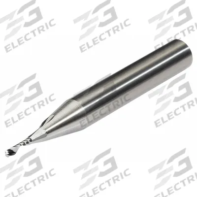 MICRO 100 Solid Router Bit: Spiral Upcut, 5 mm Cutter Dia - Spiral-Flute Router Bits for Plastics & Composites