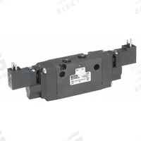 PARKER Solenoid Air Control Valve: B7, Four-Way / Two-Position, Double Solenoid, 120V AC, 1/2 in NPT (MPN B723BB553A). Key specifications — attr1084839: DIN Solenoid Connector; attr1093196: Solenoid Coil Included; attr1084853: Internal Pilot; attr1084865: Non-Locking; attr1084872: Solenoid Air Control Valve; attr1084885: Double Solenoid; attr1084828: B723BB553A; attr1084832: PARKER.