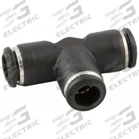 AIGNEP Push-Fit Tee Fitting: 6 mm OD x 4 mm OD x 6 mm OD Size, Fiberglass-Reinforced Nylon (MPN 55230-6-4-6). Key specifications — Brand: AIGNEP.