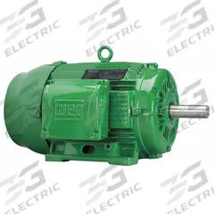 WEG General Purpose Motor: Rigid Base Mount, Totally Enclosed Fan Cooled, 60 hp, 230/460V AC (MPN 06036EG3E364TS-W22). Key specifications — Brand: WEG; Nameplate Voltage @ 60 Hz: 230/460V AC; Full Load Current @ 60 Hz: 134.0/66.8 A; Nameplate RPM @ 60 Hz: 3,570 RPM; Motor Enclosure: TEFC.