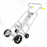 DAYTON Drum Hand Truck: For 30 gal_55 gal_85 gal Cntnr Cap, For Plastic/Steel Container Material (MPN 34D651). Key specifications — attr1187902: 37-1/2 in x 25 in x 55 in; attr1187910: Rubber Tread on Iron Core; attr1187915: Plastic; attr1187943: DAYTON.