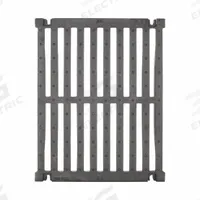 ZURN Grate: F, Rectangular, Slotted, 25 1/4 in Overall Wd, 20 in Overall Lg, 2 3/4 in Overall Ht (MPN P874-21-DGF). Key specifications — Color: Gray; Brand: ZURN; Finish: Unfinished; Grate Surface Type: Slotted.