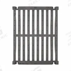 ZURN Grate: F, Rectangular, Slotted, 25 1/4 in Overall Wd, 20 in Overall Lg, 2 3/4 in Overall Ht (MPN P874-21-DGF). Key specifications — Color: Gray; Brand: ZURN; Finish: Unfinished; Grate Surface Type: Slotted.
