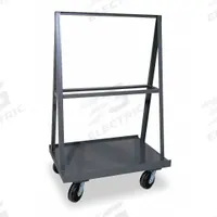 APPROVED VENDOR Panel Truck: 2,000 lb, Gray, 48 1/2 in L x 30 in W x 56 1/2 in H Deck, 1 Rails (MPN AF-3048-95). Key specifications — Color: Gray; Caster/Wheel Configuration: (4) Swivel; Brand: APPROVED VENDOR.