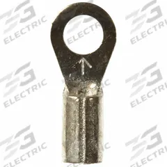 3M Ring Terminal: Bare, #6 Stud Size, 16 AWG to 14 AWG Wire Sizes, 1,000 V, Brazed Barrel & Seam (MPN M14-6R/SK). Key specifications — Brand: 3M.