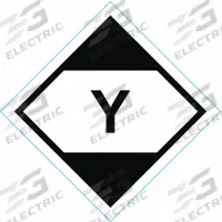 STRANCO INC DOT Handling Label: Message, 2 1/2 in x 2 1/2 in, 2 1/2 in Label Wd, Paper, 500 PK (MPN HMSL-250Y-P500). Key specifications — Message: Y; Background Color: White; Brand: STRANCO INC.