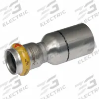 APOLLO Crimp Fitting: 1 1/2 in Pipe x 1 in Pipe Size, FTG x Tube, HNBR, SmartPress (MPN 123456894). Key specifications — Brand: APOLLO; Series: SmartPress.