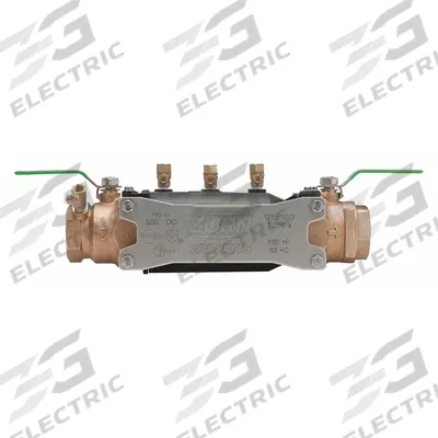 ZURN WILKINS Backflow Preventer: 350XL, 1 1/2 in Pipe Size, Flange x Flange - Zurn Double Check Backflow Preventers