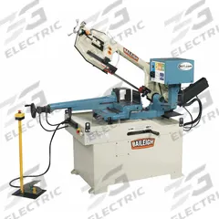 BAILEIGH INDUSTRIAL Band Saw: 13 13/16 in x 8 11/16 in, 66 to 280, 45° Left to 60° Right, 1 Phase (MPN BS-350SA). Key specifications — attr325085: BAILEIGH INDUSTRIAL; attr313074: 1; attr313072: 45° Left to 60° Right; attr313070: 13-13/16 in x 8-11/16 in; attr313071: 66 to 280.