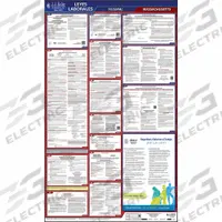 JJ KELLER Labor Law poster: MA, Spanish, Polypropylene, 24 in x 40 in, FMLA /Y, FMLA Notice Included (MPN 80814). Key specifications — State/Province: MA; Language: Spanish.