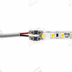 Tape Light Terminal Block Connector: 0.58 in Lg, Screw Terminal/Tape-to-Wire, 16 AWG, 20 AWG (MPN DI-TB8-CONN-TTW-5). Key specifications — Minimum Wire Gauge: 20 AWG; Brand: DIODE LED; Product Type: Tape Light Connector; Connection Type: Tape-to-Wire; Maximum Wire Gauge: 16 AWG.