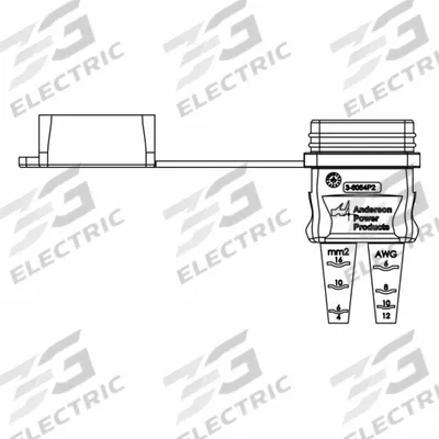 ANDERSON POWER PRODUCTS Environmental Boot: 3-6054P2, For SB Series, TPE - Anderson Power Connector Hardware & Accessories