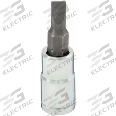 WESTWARD Socket Bit: 1/4 in Drive Size, Slotted Tip, 1/4 in Tip Size, 1 1/2 in Overall Lg - Slotted Bit Sockets