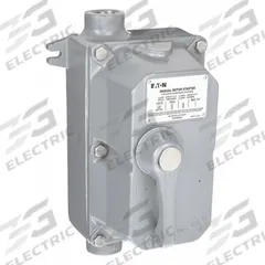 EATON Manual Motor Starter: Non-Reversing, 3 Poles, NEMA Size M-0, 30 A, Thermal Protection (MPN B100U0C). Key specifications — Brand: EATON; Thermal Unit Type: Melting Alloy Thermal Units (Sold Separately).