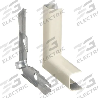 LEGRAND 90 Degrees Flat Elbow: 500, 3/4 in Ht, 3/4 in Raceway Wd, Steel - 90 Degree Elbows for Single-Channel Raceways