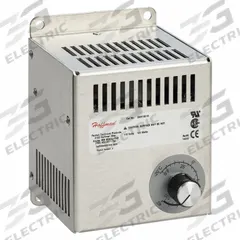 HOFFMAN Enclosure Heater: Fan Forced, 800 W Watt, Single Phase, 115V AC, Thermostat Included (MPN DAH8001B). Key specifications — Heater Type: Fan Forced; Includes Thermostat: Thermostat Included; Brand: HOFFMAN; Operating Voltage: 115V AC; Phase: Single.