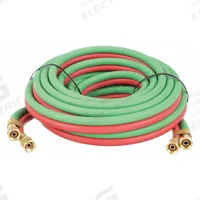 Twin Line Welding Hose: 3/16 in Hose Inside Dia., Green/Red, UNF x UNF, 25 ft Hose Lg, UNF x UNF (MPN 20027136). Key specifications — Hose Color: Red; Fitting Type: UNF x UNF; Brand: CONTINENTAL.