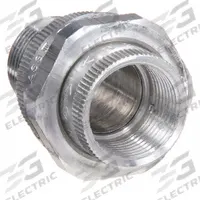 Straight Union - Conduit to Box: Aluminum, UNY, 1 in Trade Size, Female to Male, Threaded (MPN UNY100NR-A). Key specifications — Ends - Hazardous Fittings: 1 in FNPT x 1 in MNPT; Finish: Plain; Brand: APPLETON ELECTRIC.