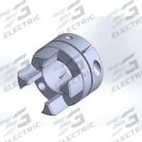 RULAND MANUFACTURING Jaw Coupling Hub: JC50 Coupling Size, 3 1/8 in Outside Dia, Inch, Aluminum (MPN JC50-18-A). Key specifications — attr662266: JC50; attr662259: RULAND MANUFACTURING.