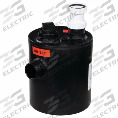 ORION Dilution Tank and Trap: 1.5 gal Capacity, 9 in Overall Dia, 9 in Overall Wd - Dilution Tanks