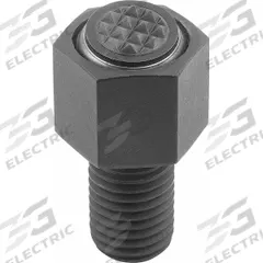 KIPP Threaded Gripper w/Serrated Pad: Carbide-Tipped Steel Pad, M10, 30 mm Thread Lg, 10 mm Pad Dia (MPN K0289.910X030). Key specifications — attr648597: KIPP.