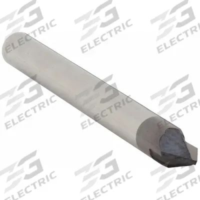 APPROVED VENDOR Chamfer Mill: Carbide, AlTiN Coated, 2 Flute, 60°, 1/2" Mill Dia, 3" OAL (MPN 209-062500B) - Carbide Chamfer Mills